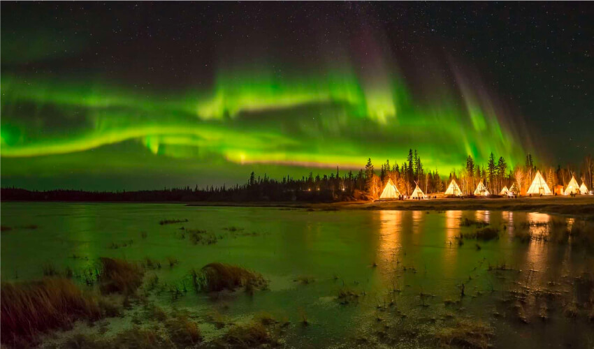 VIAJE AURORAS BOREALES EN YELLOWKNIFE  DESDE QUERETARO